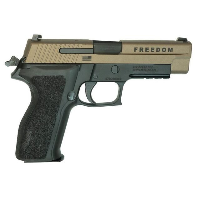 Sig Sauer Limited Edition Freedom P226 Handgun 9mm Luger 15rd Magazines 4.4" Barrel Bronze Engraved Slide Benefits NRA-ILA