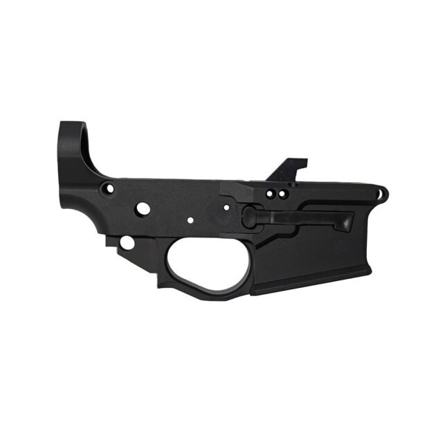Combat Armory Billet AR-9 Lower Receiver Stripped with Mag Release and Ejector Black