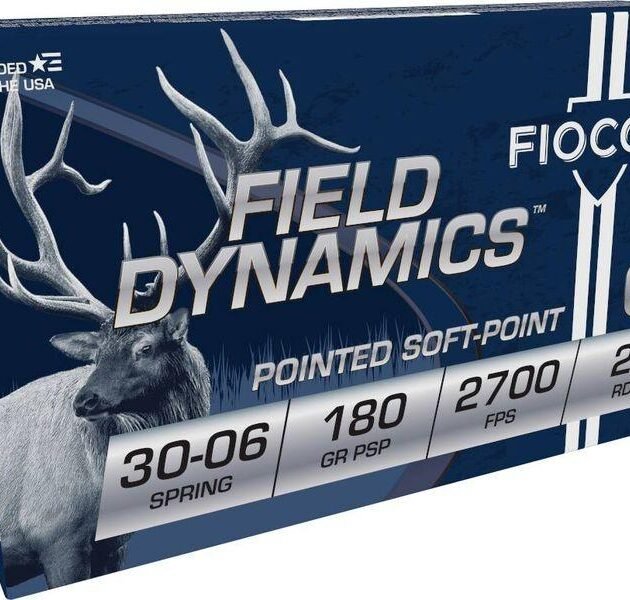 Fiocchi Field Dynamics Rifle Ammunition 30-06 Sprg 180 gr PSP 2700 fps 20/ct