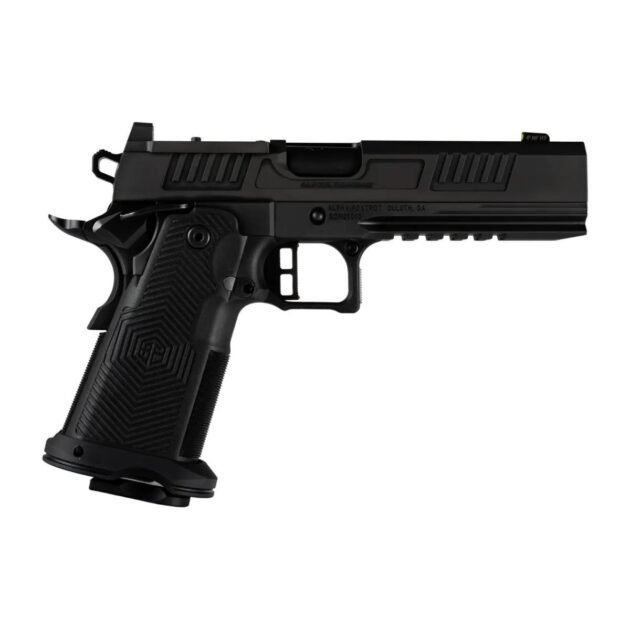 AF1911-ROMULUS  9MM 20 & 17 Rd Magazine (1 Each) 5" Bull Ramped Ported Barrel DLC Black MOS Optic Cut