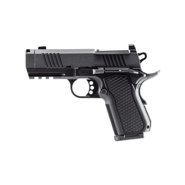 Alpha Foxtrot AF1911-Attila MOS Handgun 9mm Luger 10rd Magazine(1) 3.5" Comp Barrel DLC Black