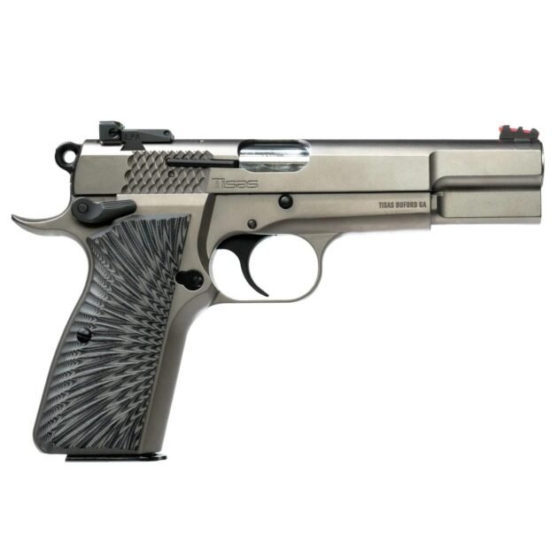 Tisas Regent BR9 Sport 9mm 15rd Magazine(2) 4.67'' Barrel Nickel w/G10 Grips