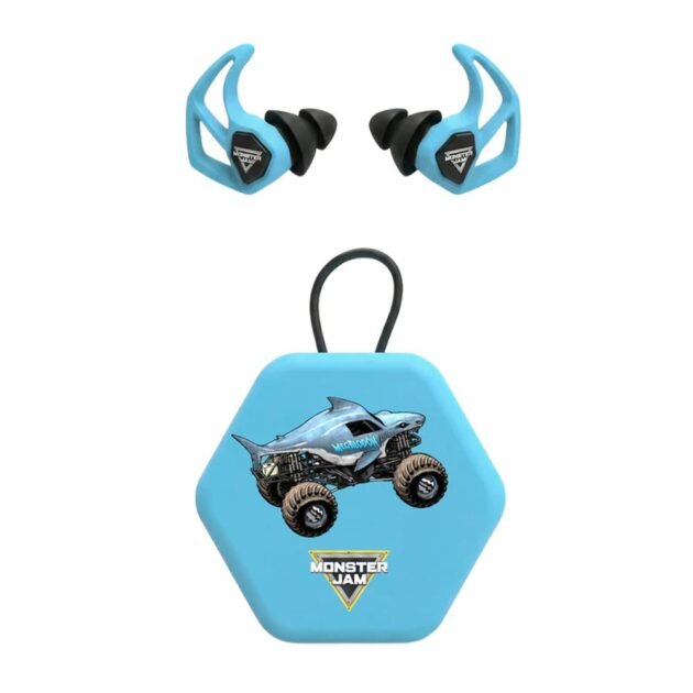 Axil Monster Jam X30i Ear Plugs 15dB or 19dB Megalodon Blue