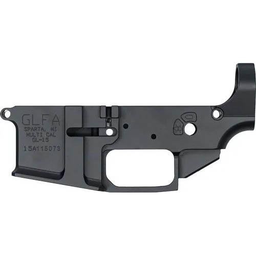 GLFA AR-15 Stripped Billet Lower Receiver-Black