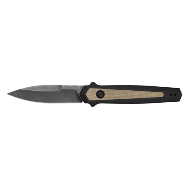 Kershaw Launch 15 Automatic Folding Knife 3-1/2" Spear Point Blade Black